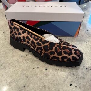 Katy Perry Collections Women's size 11 The Darling Slip On Cheetah Loafers
